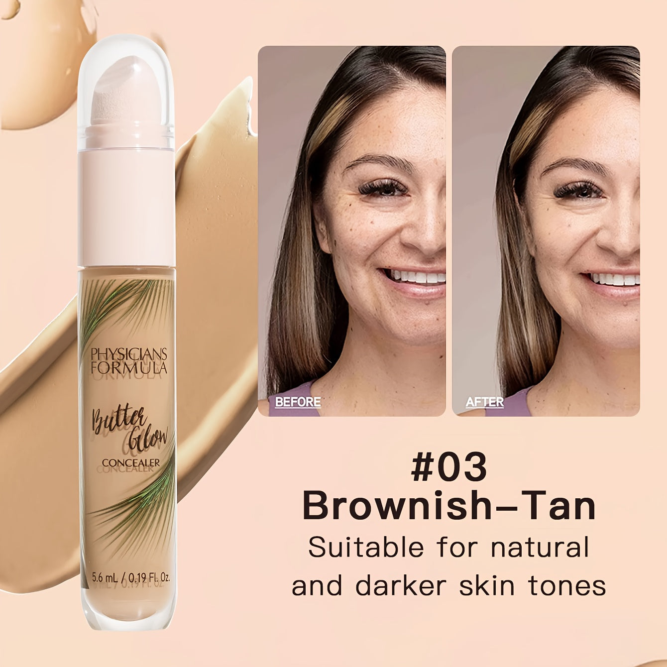 Correcteur – Couvrance Naturelle, Convient aux Teints Clairs et Foncés, Camoufle les Imperfections, Beige Clair Parfait, Idéal Cadeau de Noël