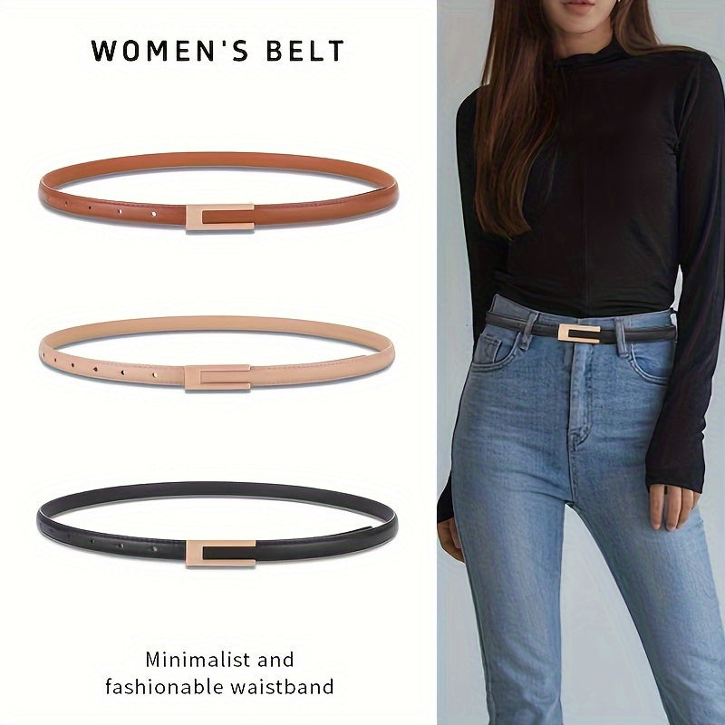 Lot de trois ceintures style vintage – Parfaites pour assortir à des robes simples, costumes et jeans comme accessoires élégants