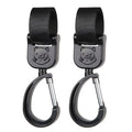 2-Pack 360° Rotating Stroller Hooks – Universal Multi-Purpose Hooks for Diaper Bags, Handbags & Baby Essentials