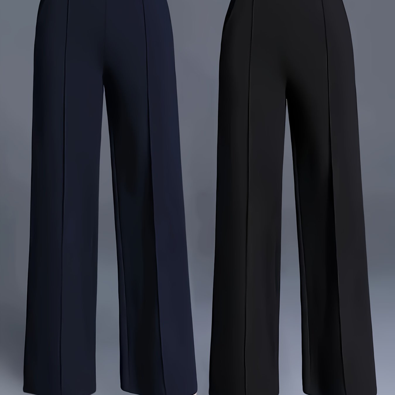 Ensemble Deux-Pièces Femme – Pantalon Long Élégant avec Poches