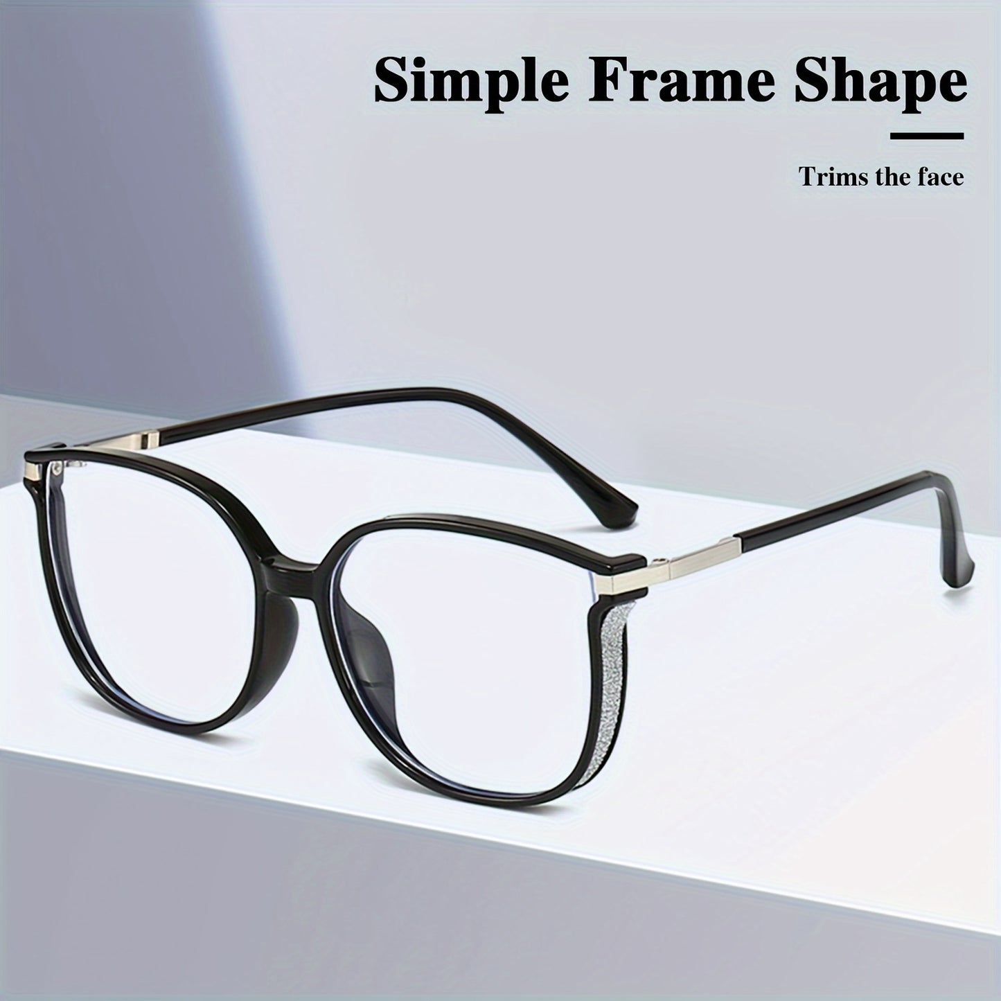 Paire de Lunettes de Lecture Oversize Luxueuses – Design Étoilé avec Étui