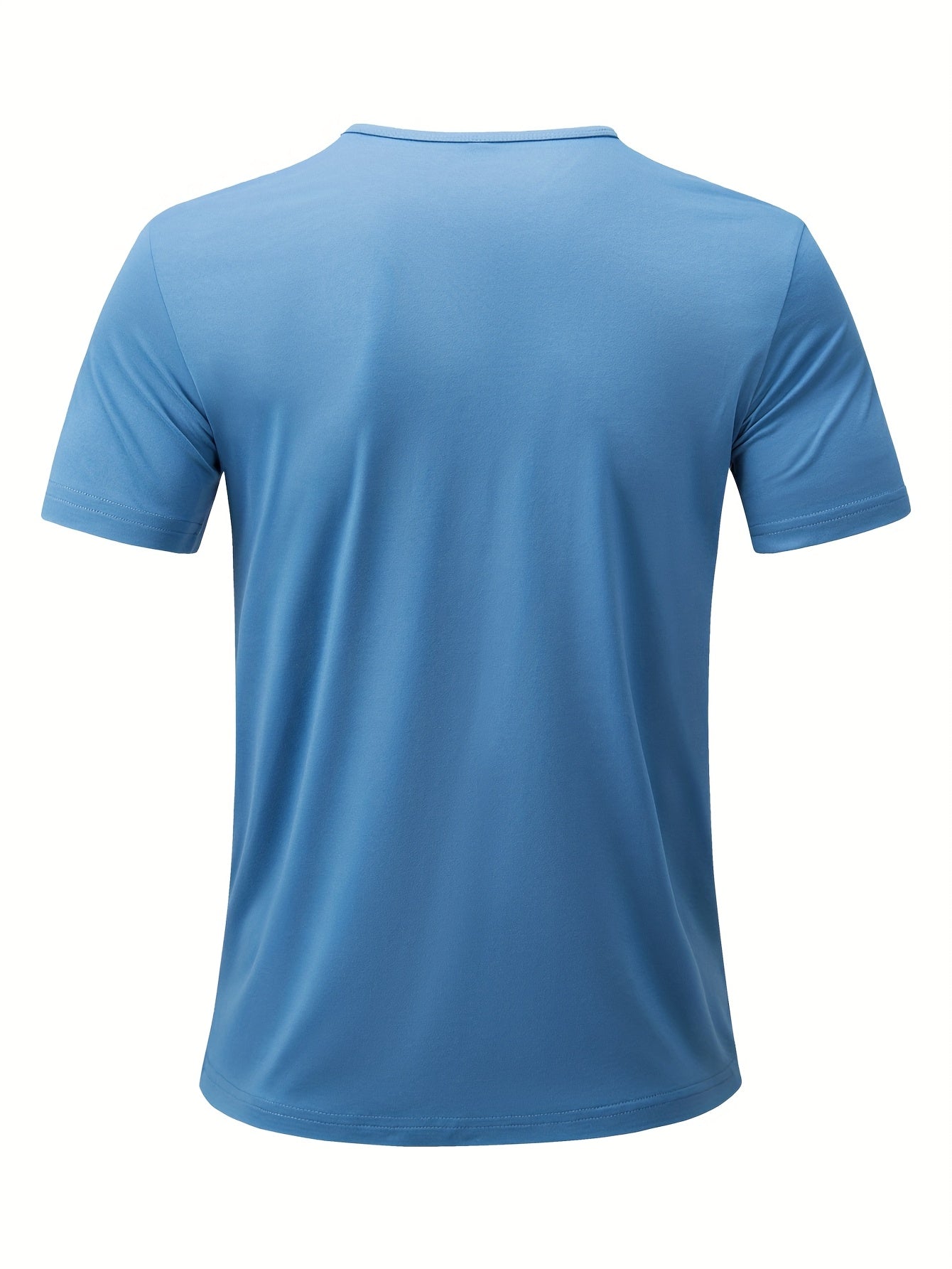 Lot de 5 Henley V-Neck Légers & Respirants Homme – Séchage Rapide