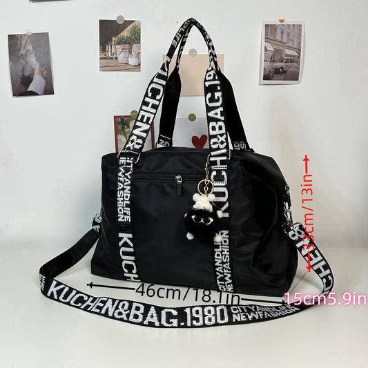 Sac de Voyage Pliable – Sac Polochon, Sac de Sport & Fitness, Sac de Yoga, Sac Weekender pour Nuitée, Organisateur de Bagages