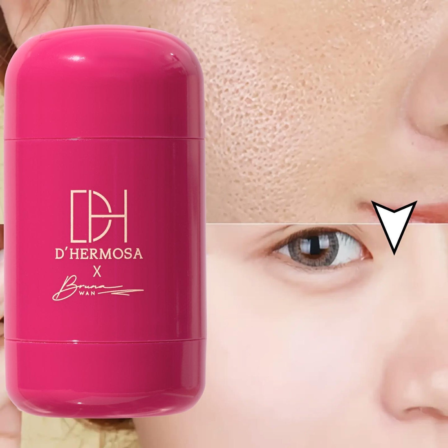 Stick Maquillage Mat Hydratant – Teint Parfait, Pores Invisibles, Correcteur Waterproof, Format Compact Voyage, Idéal Cadeau de Noël