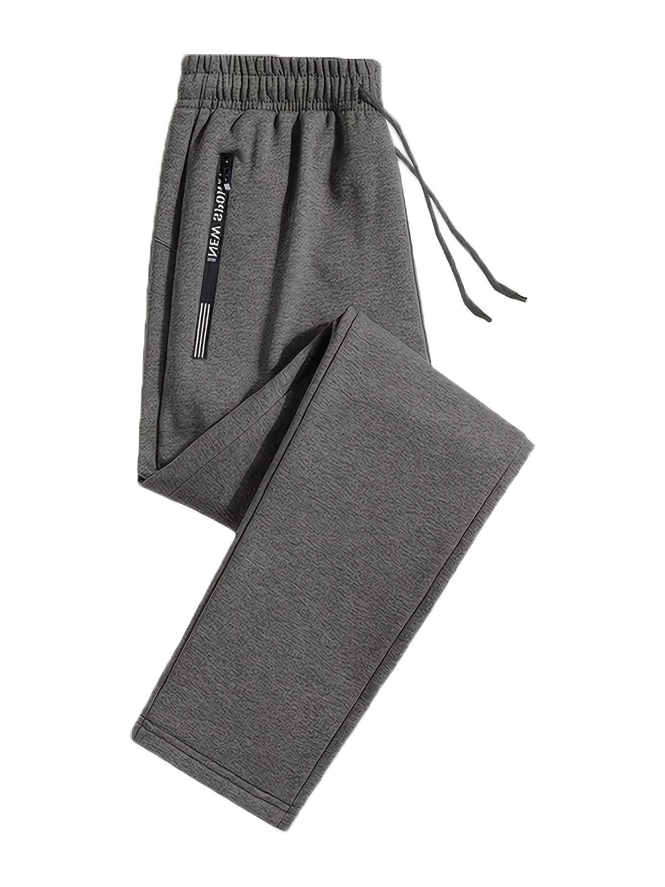 Joggers Unisex Tout Saison – Cordon Élastique, Poche Zippée, Full-Zip, Fitness & Gym