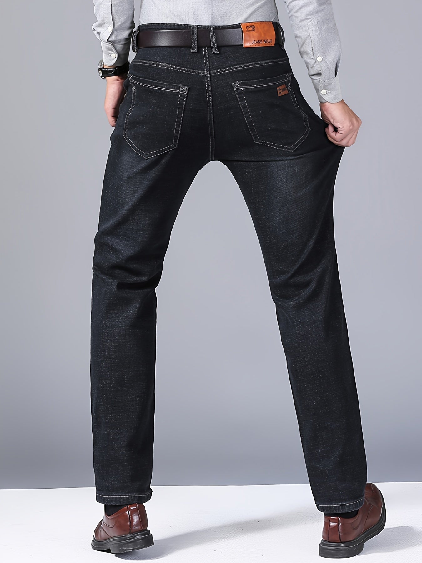 Jean Homme Grande Taille – Confortable et Stylé, Style Business, Toutes Saisons