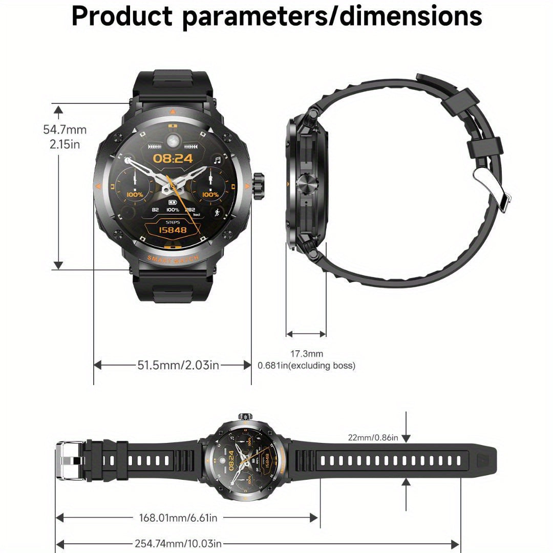 FFEOKKI TWS 2-in-1 Smartwatch with Earbuds - Zinc Alloy Bezel, 3.71cm Round Display, Wireless Call Function, Music Playback, NFC, Multiple Sports Modes, Fitness Tracking, Compatible with iPhone Android Smartphone, Activity Mo