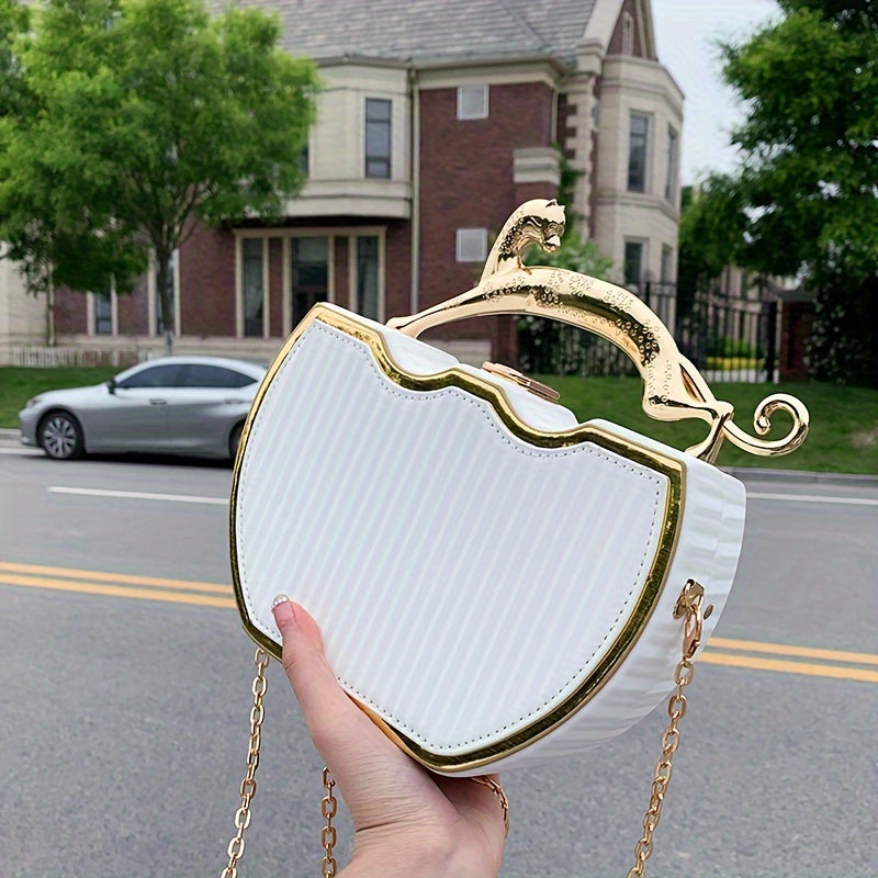 Sac à chaîne clip – bandoulière amovible, élégant et polyvalent