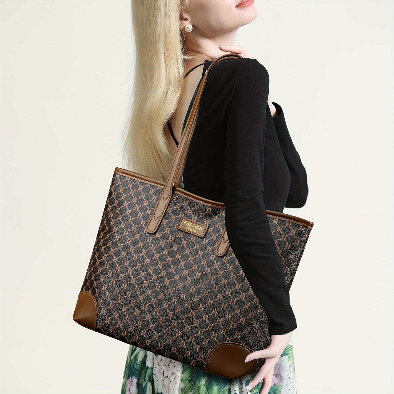 3pcs Set– Grand Sac Femme, Zippé, Polyvalent