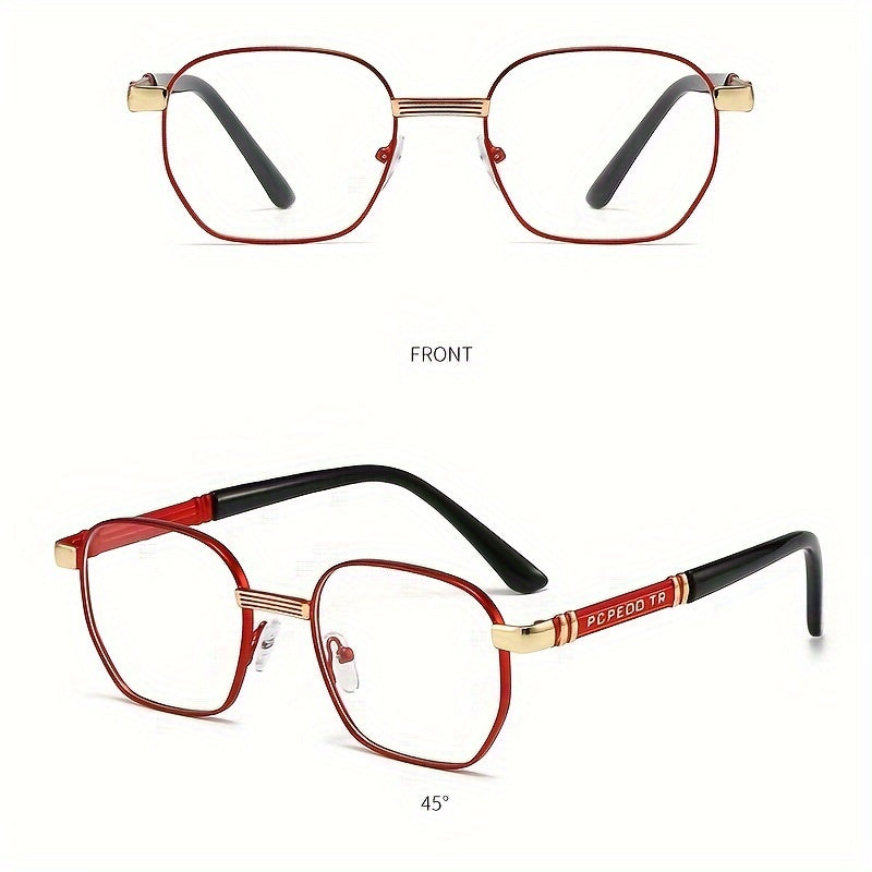 Color block Reading Glasses Computer Presbyopic Glasses High quality metal frame Readers for Women Men +1.0 to +4.0,christmas gifts
