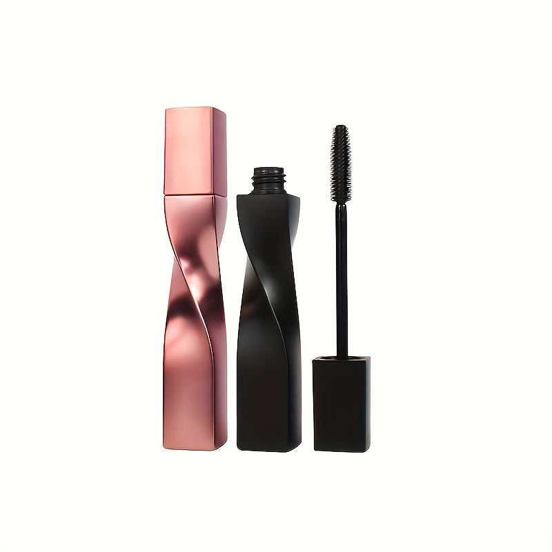 Lot de 2 Tubes de Mascara 15 ml / 0,507 oz — Plastique Transparent, Rotation Linéaire, Rechargeable, Sans Odeur, Idéal pour Voyage, Cosmétiques, Comprend Conteneur, Brosse et Support pour Mascara