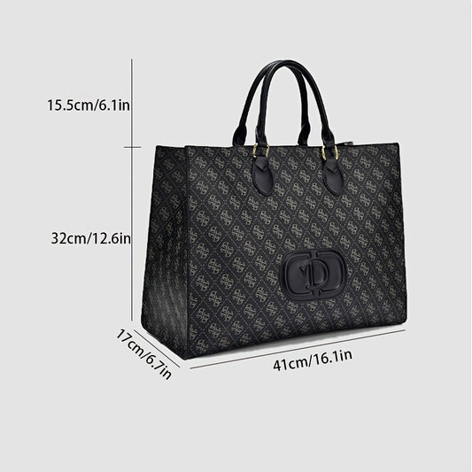 Sac Cabas Femme Rétro à Motif Presbyope – Nouveau Style, Sac de Shopping Portable, Grande Capacité, Polyvalent, Couleurs Multiples, Adapté à Toutes Occasions