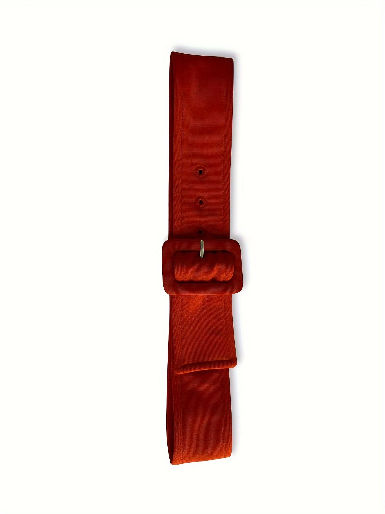 Robe A-Ligne à Boutonnage Simple – Manches 3/4, Col Revers, Ceinturée, Couleur Unie, Idéale Printemps/Automne