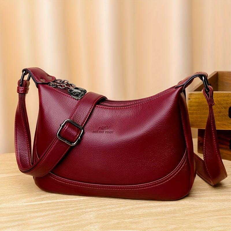 Sac bandoulière une épaule pour femmes – grande capacité, sac hobo tendance, sac quotidien polyvalent