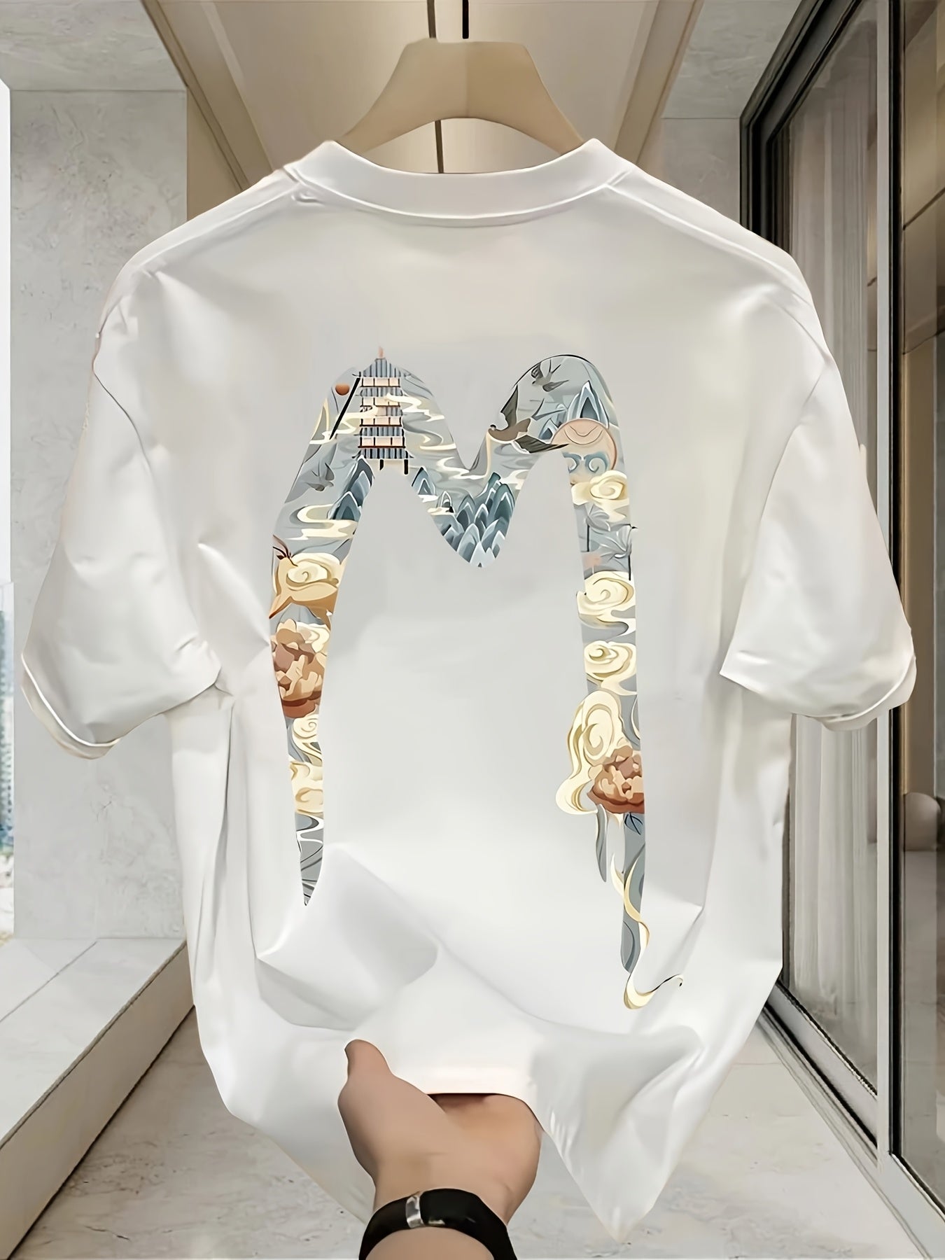 Men'S Heavyweight T-Shirt - Loose Fit Casual Summer Tee with Heart Graphic, Round Neck Short Sleeve Shirt for Everyday & Formal Wear - Breathable Everyday Essential for Valentine's, Father'S Day, Chinese New Year - Ideal Gift