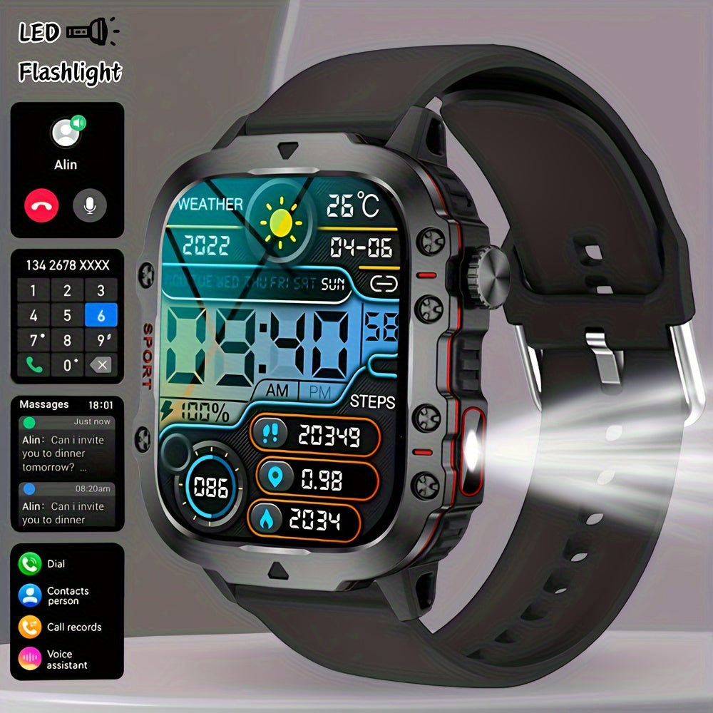 Nouvelle Montre Connectée Homme & Femme – Appels/SMS Sans Fil, Multi-Modes Sport, Contrôle Caméra à Distance, Tracker Fitness – Compatible Android et iPhone