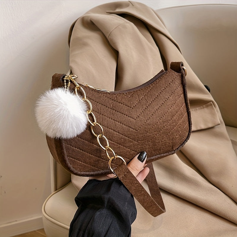 Sac bandoulière femme – élégant et minimaliste avec fermeture zippée, synthétique, intérieur spacieux pour travail et voyages, polyvalent pour usage quotidien et événements formels, construction durable design épuré.