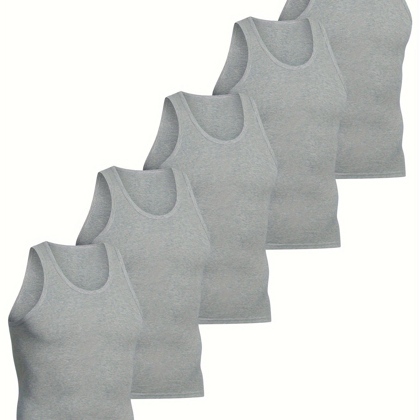 5pcs Débardeurs Homme – Respirants et Séchage Rapide