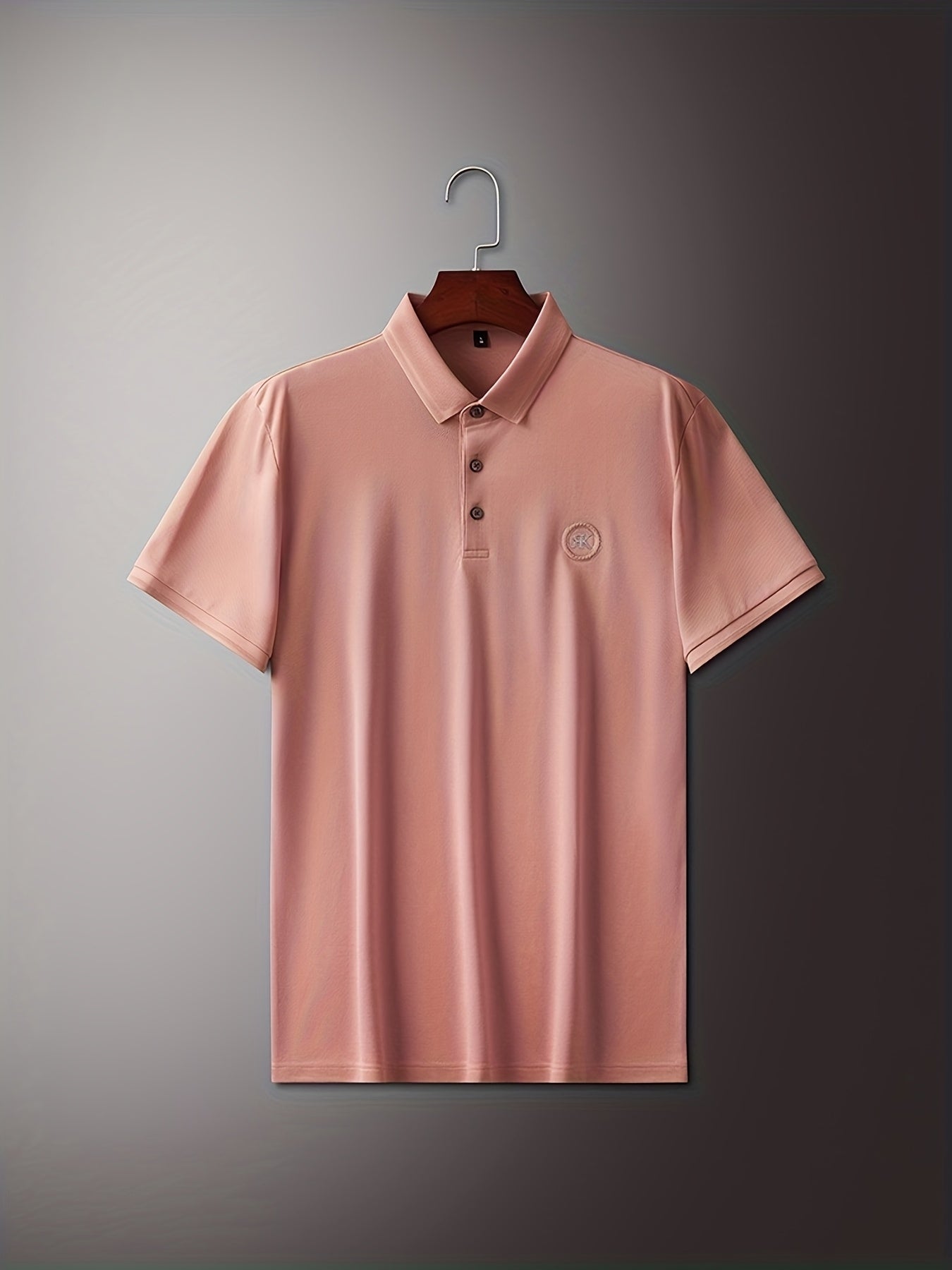Breathable Business Polo Shirt, a Simple And Stylish Short-Sleeve Top.
