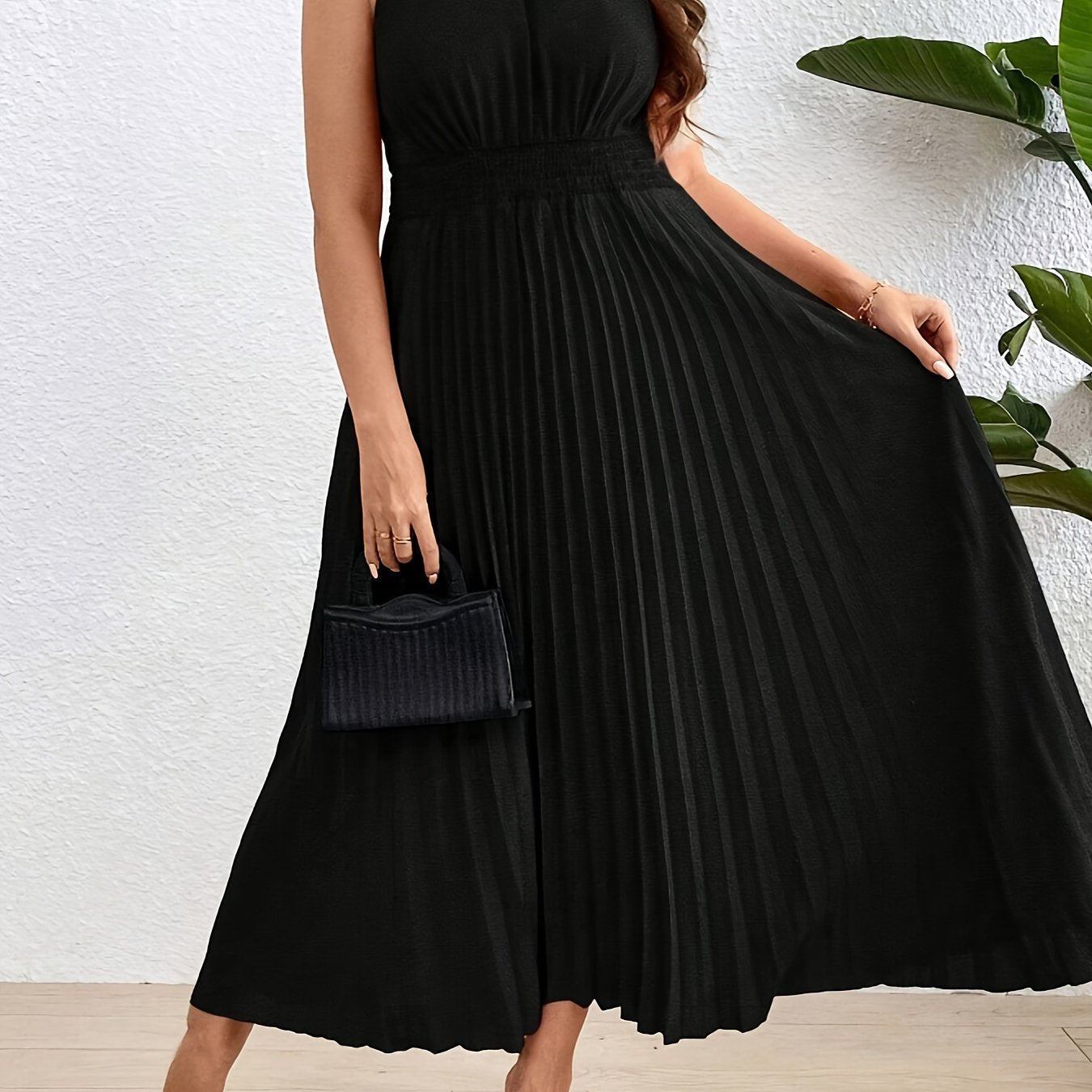 Robe maxi élégante grande taille femme – longue et fluide, pour soirées ou invités de mariage, lavable en machine, tissu non transparent, tenue formelle pour événements spéciaux et quotidien, coupe sophistiquée