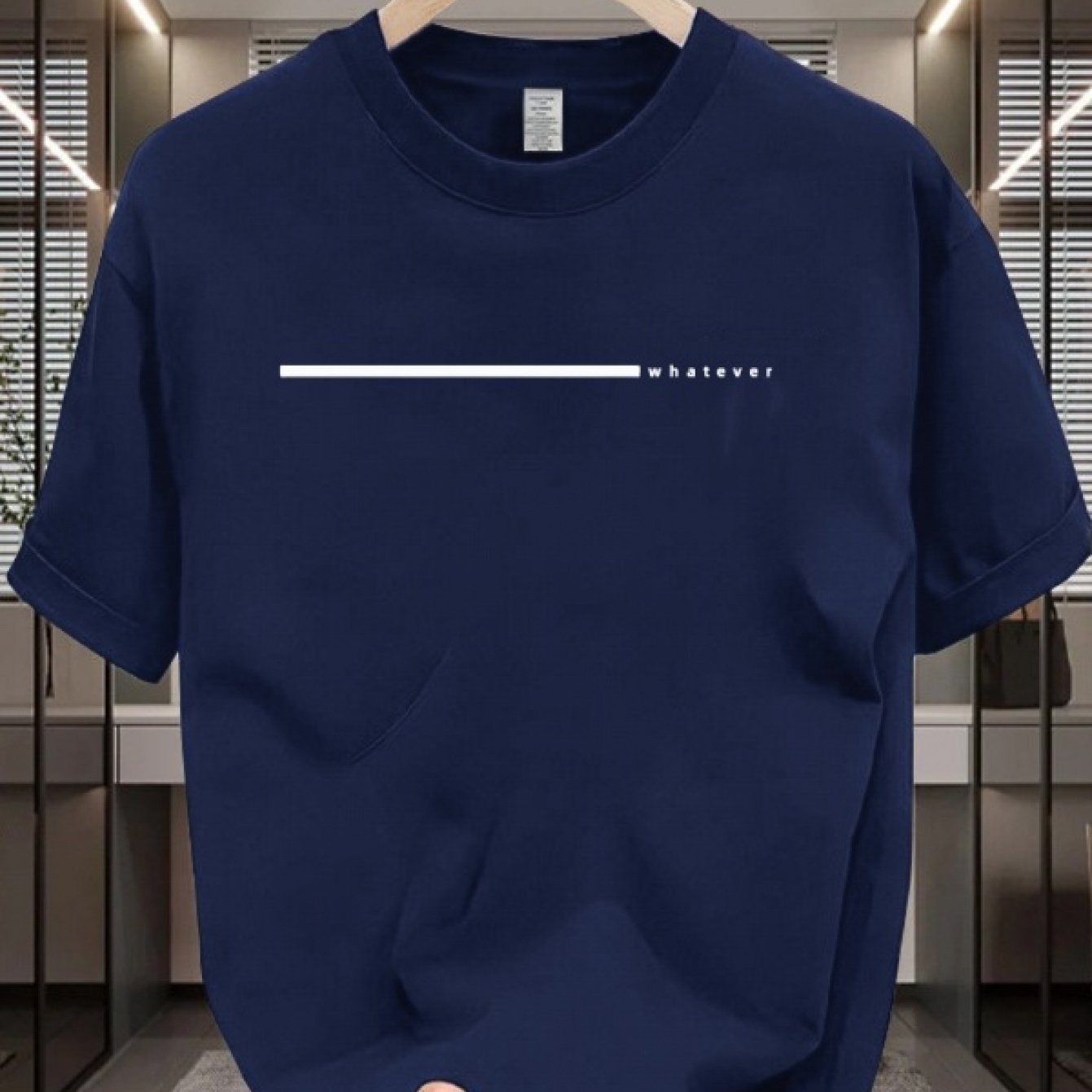 Men's 100% Cotton Oversized T-Shirt - Minimalist White Round Neck Short Sleeve Casual Casual Attire, All-Season Comfortable Breathable Layering Essential, Versatile Basic Tee for Men (Machine Washable, White) - Gym, Office &