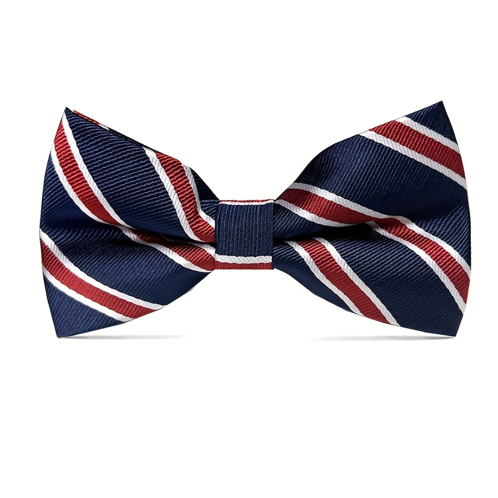 18pcs Noeuds Papillon Hommes – Pré-Noués Ajustables, Couleurs Aléatoires