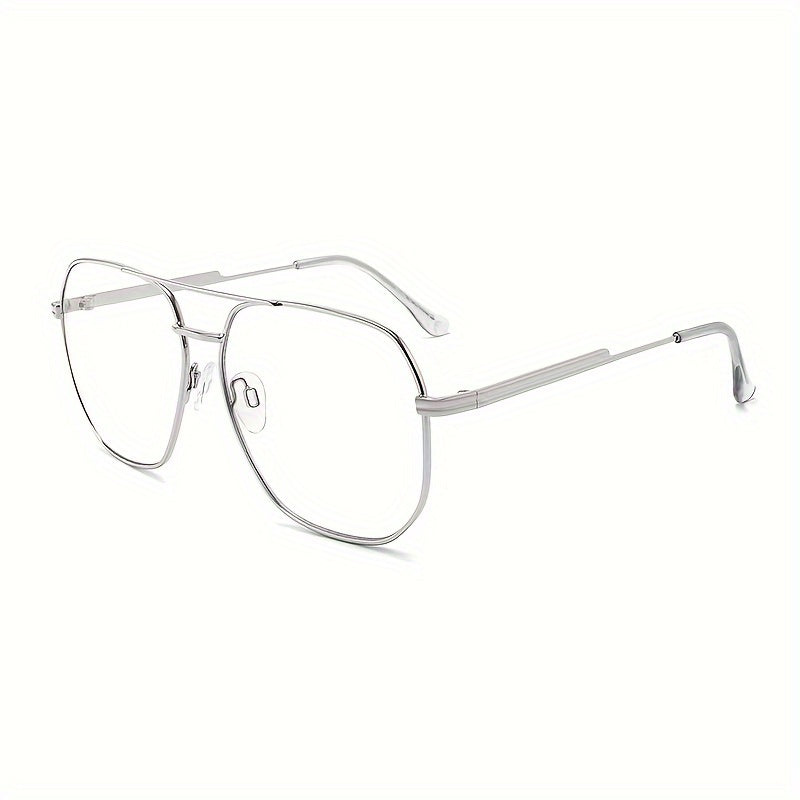 Computer Glasses for Men and Women, Unisex Design, Metal Frame Computer Glasses, Large-sized Glasses
