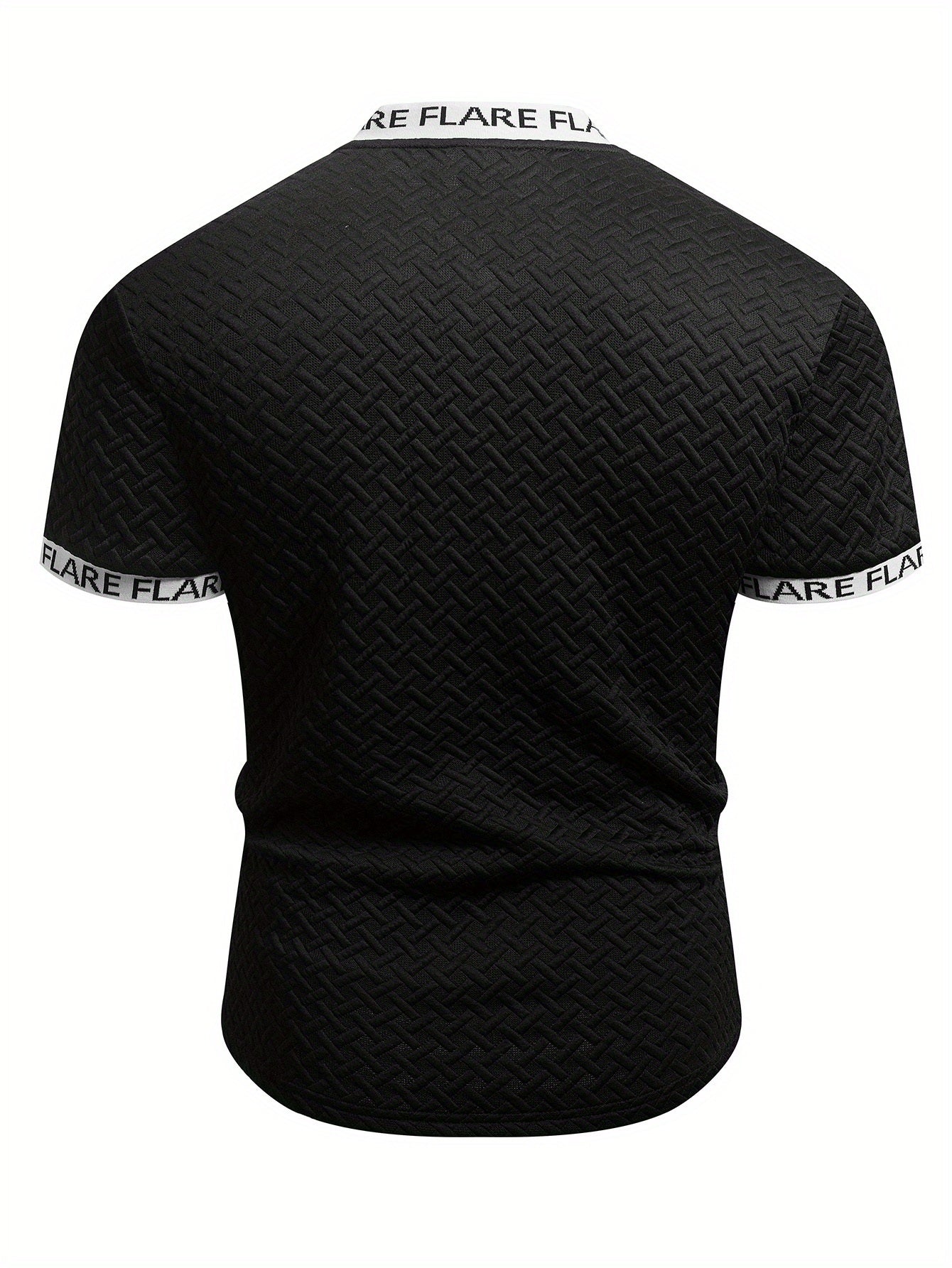 Men'S Casual Short Sleeve Polo Shirt with Stand Collar & Zipper Detail - Olive Green, Breathable Summer Top for Casual Attire, Casual Attire, |stand Collar Shirt|zipper Closure Shirt