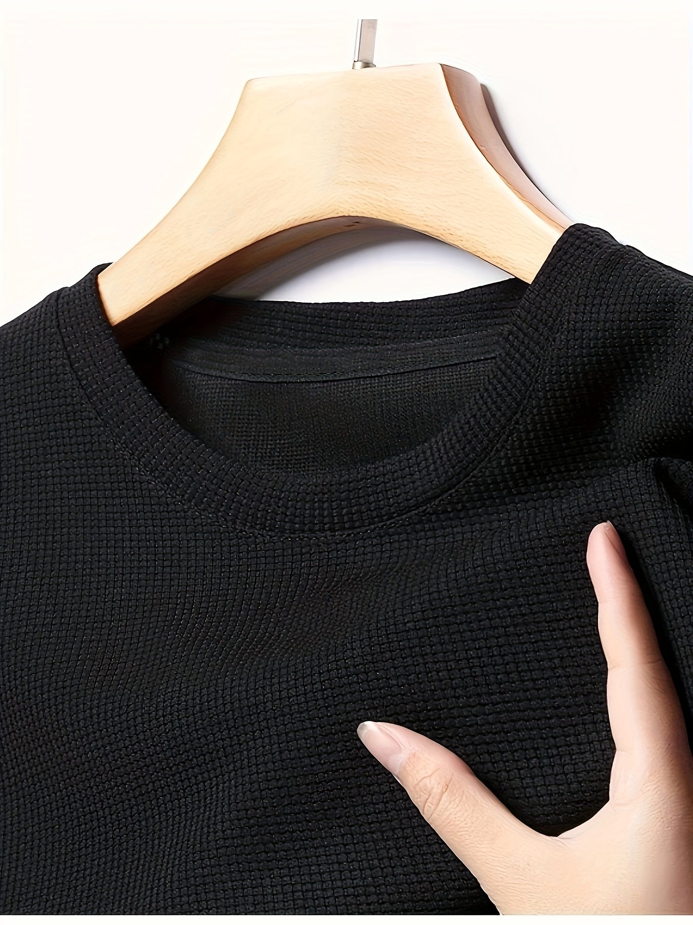 3pcs Men's Quick-Dry Breathable Waffle Knit T-Shirts - Moisture-Wicking Regular Fit Casual Tees for Gym, Hiking & Outdoor Activities, Solid Color Round Neck Summer Spring Autumn Essentials