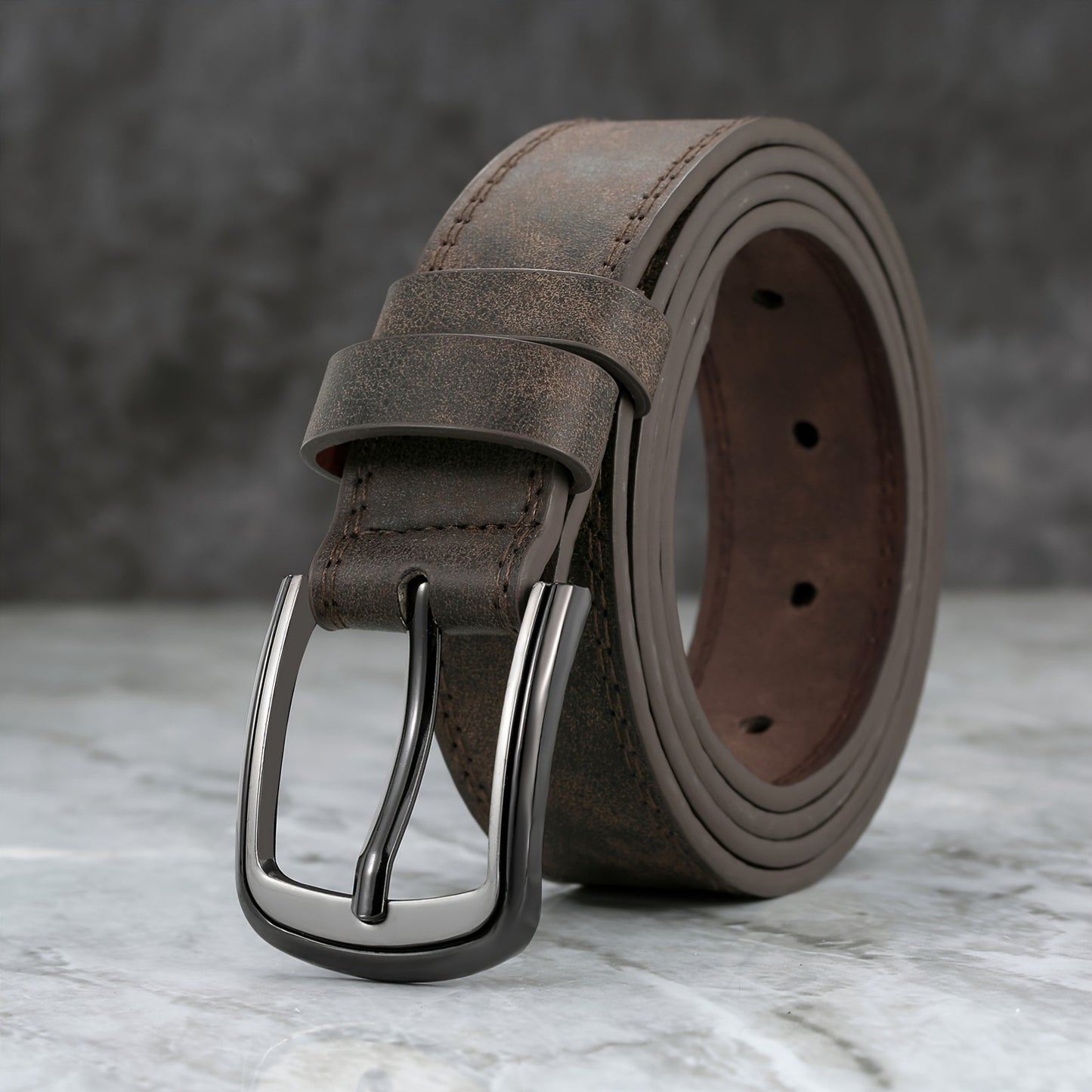 Ceinture Homme Large avec Boucle en Alliage – Pour Jeans et Pantalons, Style Simple et Tendance, Ceinture Sportive Décontractée pour Usage Quotidien