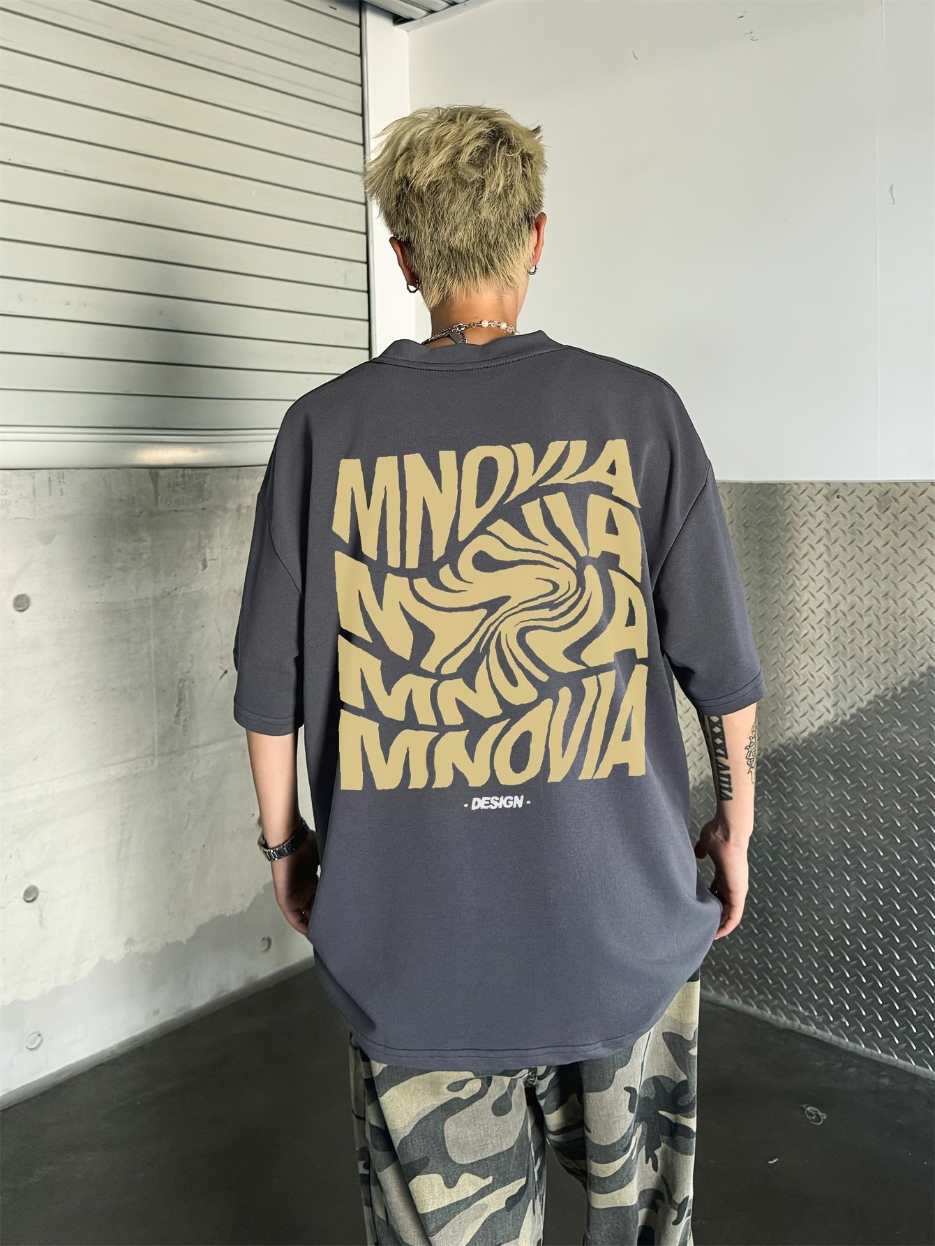 Heavyweight 220gsm Mens Graphic Print T-Shirt - Soft, Breathable, Short Sleeve Crew Neck Tee for Summer Men's Clothing Outdoor Activities - Stylish Letters Design, Casual Comfortable Wear, Perfect for Vacation, Travel, a