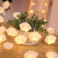 Star, Cloud & Smiley LED String Lights – 10 LED Nursery Fairy Lights (200 cm)