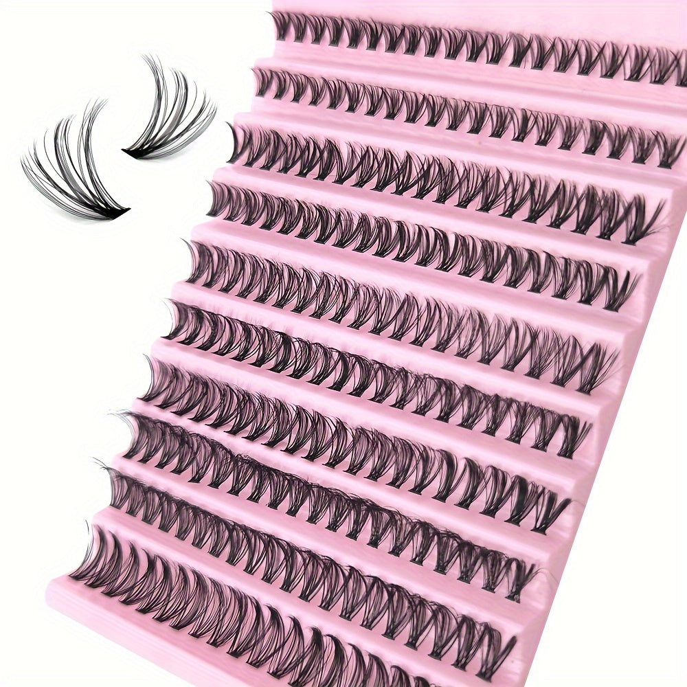 Faux cils en vison 30D, faux cils en touffes 40D et 80D, courbure 0,07 mm, extensions de cils naturels mélangés de 8 à 16 mm, extensions de cils volume 3D, outils de maquillage