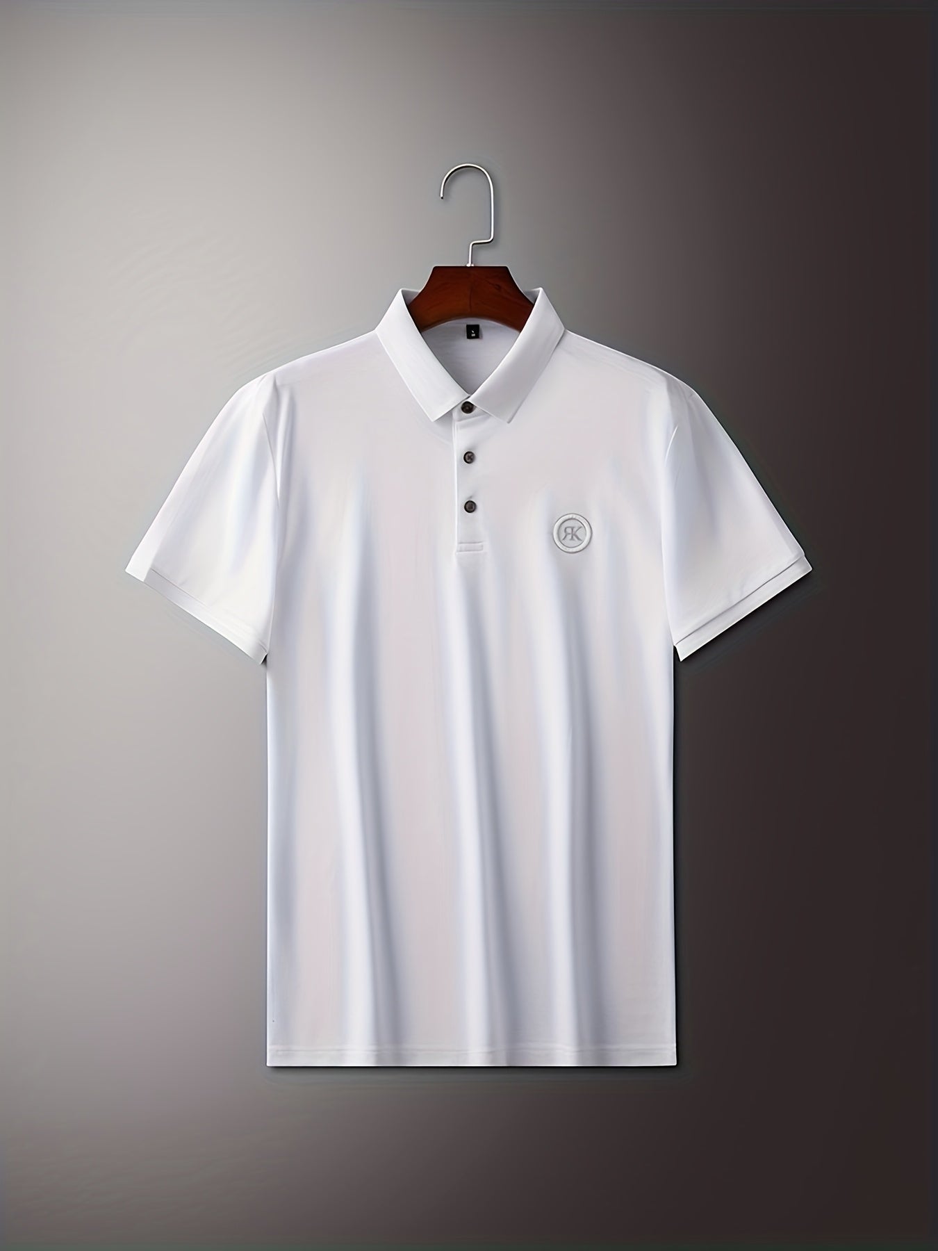 Breathable Business Polo Shirt, a Simple And Stylish Short-Sleeve Top.