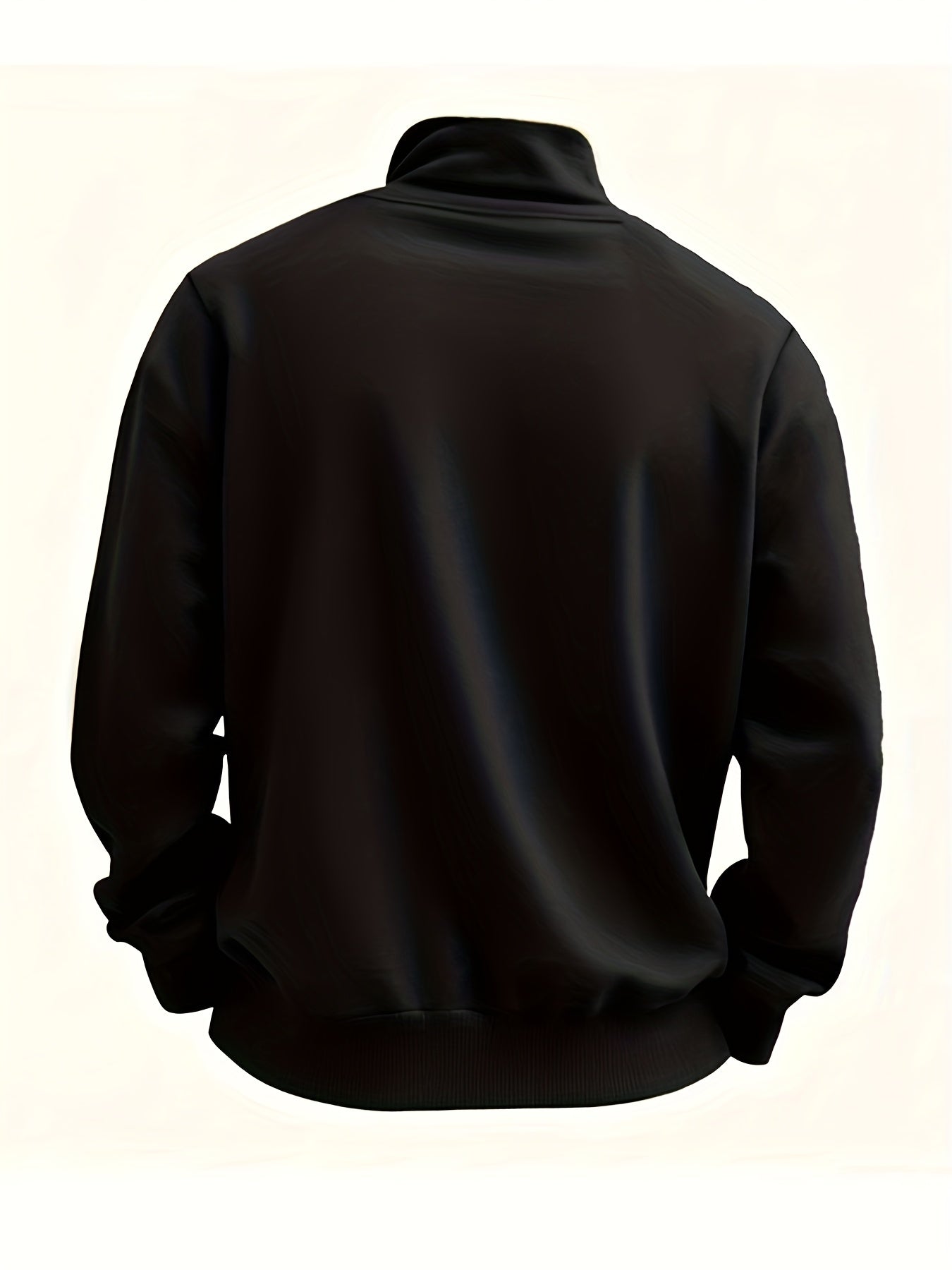 Men'S Thickened Long Sleeve Shirt - Half-Zip, Versatile Long Sleeve Turn- Collar Base Layer Top with Chest Pocket, Suitable for Autumn/Winter, Winter Clothing, Autumn Apparel, Classic Collar, Durable Fabric, Warm Material, Ba