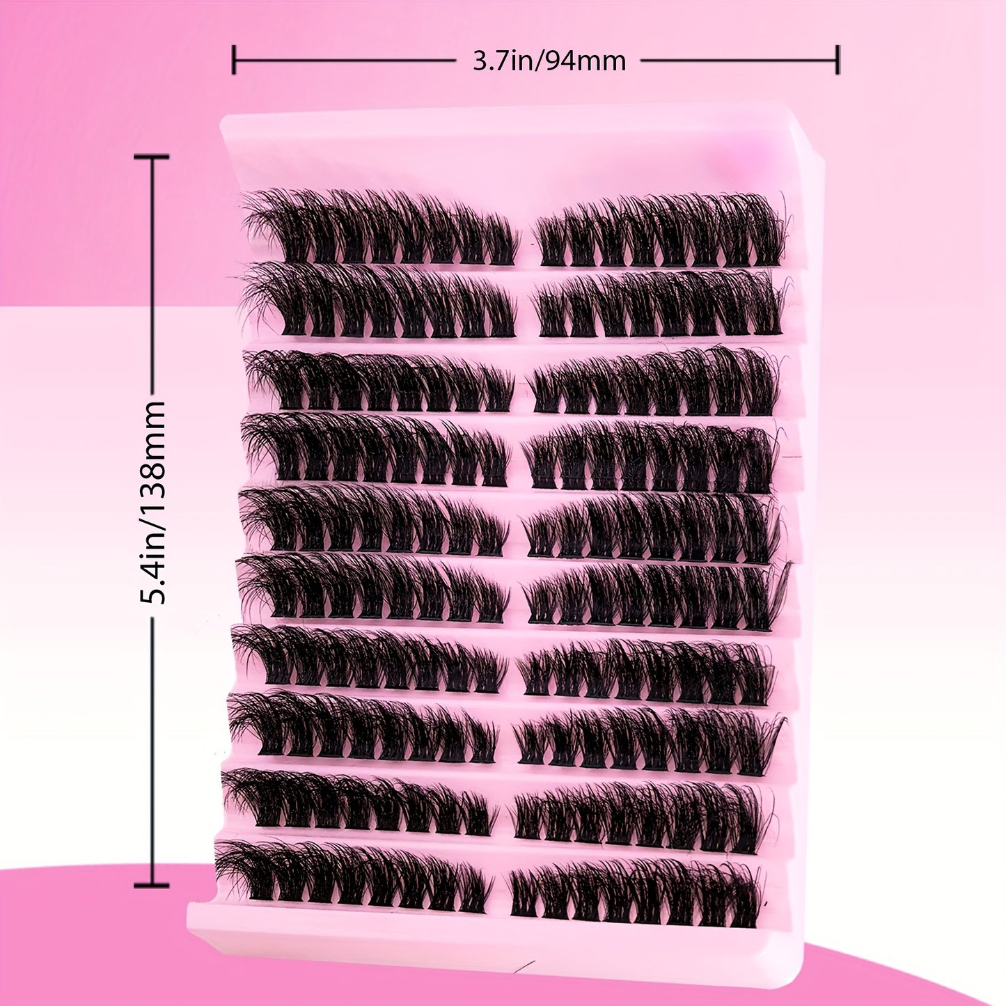 120/160/200 pcs Cils en Paquets Effet Naturel – C Curl, 9–16 mm, Kit d’Extensions DIY avec Styles Mélangés 40D, T50, 80D et 80D Cat Eye, Extra Épais
