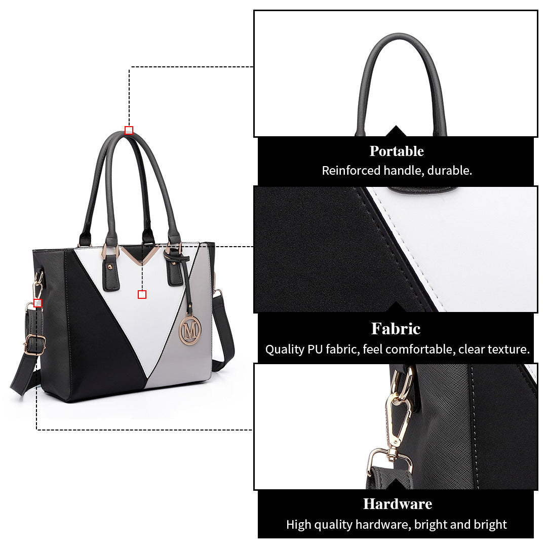 Sac Cabas Femme PU Multicolore Style V Épaule Tendances