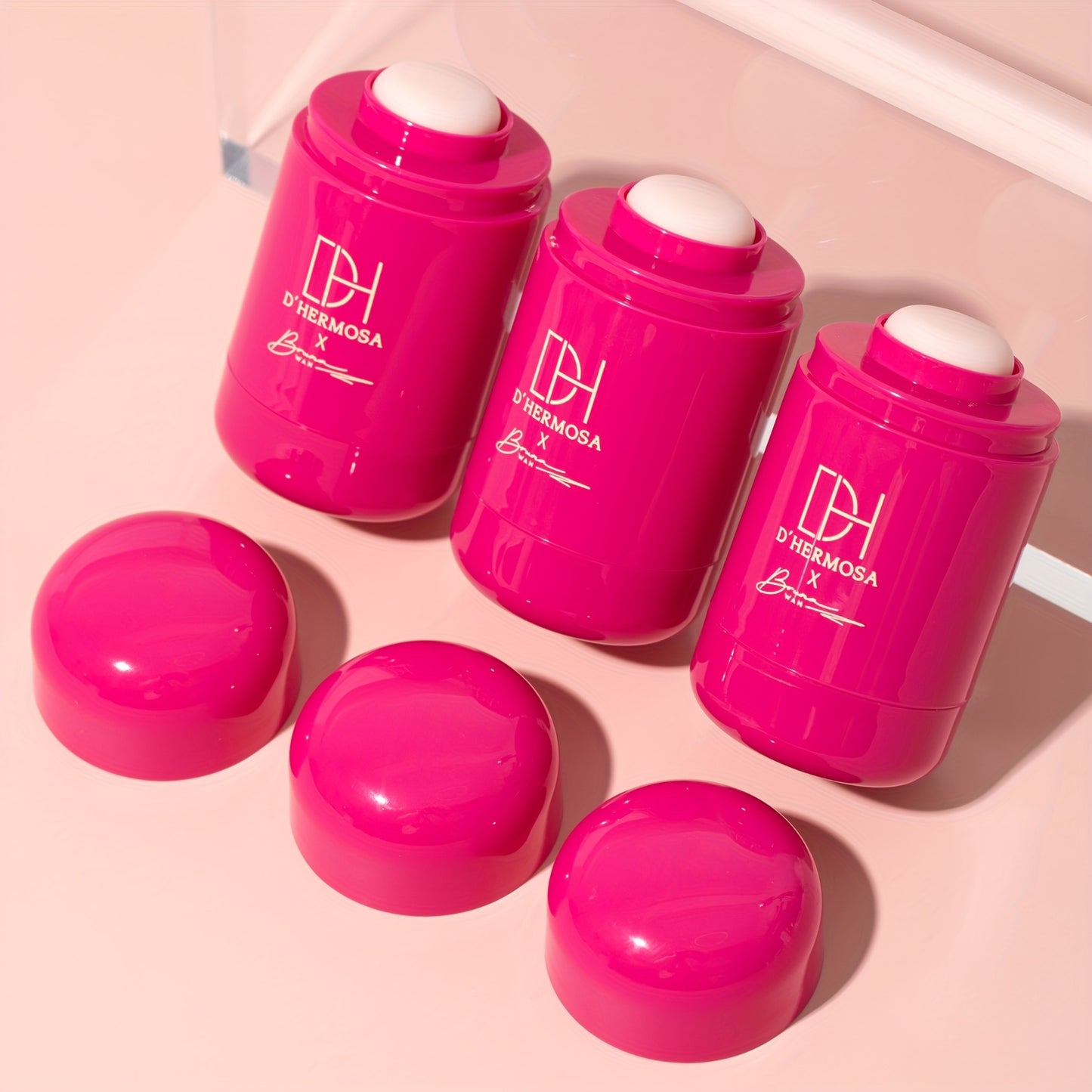 3 pcs Stick Correcteur & Base Matifiante – Contrôle du Sébum, Réducteur de Pores, Formule Non Grasse, Hydratation Longue Tenue, Texture Baume, Beige Clair