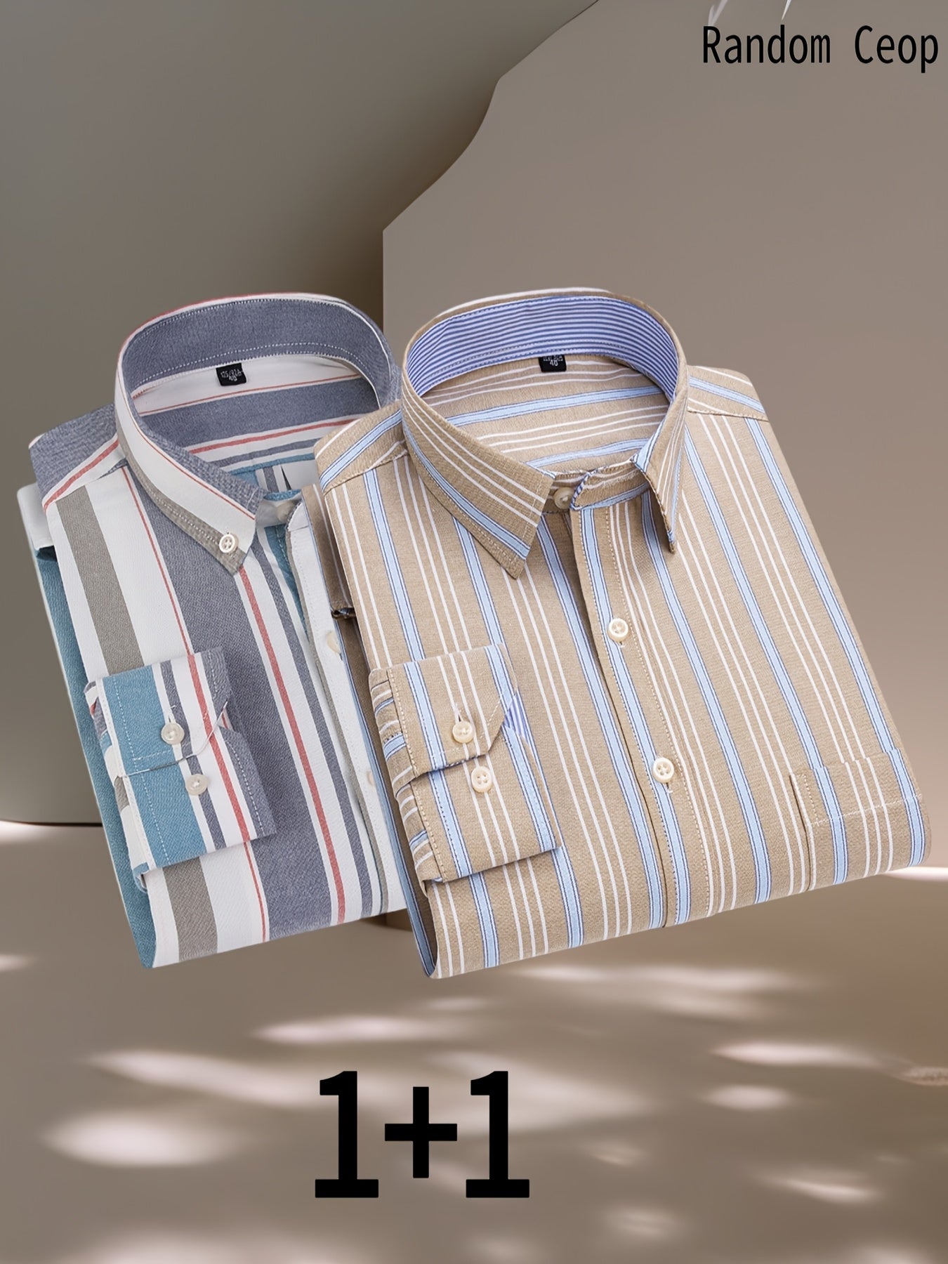 2025 100% Pure Long-Sleeve Oxford Shirt, Featuring Embroidered Chest Pocket, Suitable for Various Occasions, Available in Multiple Styles.
