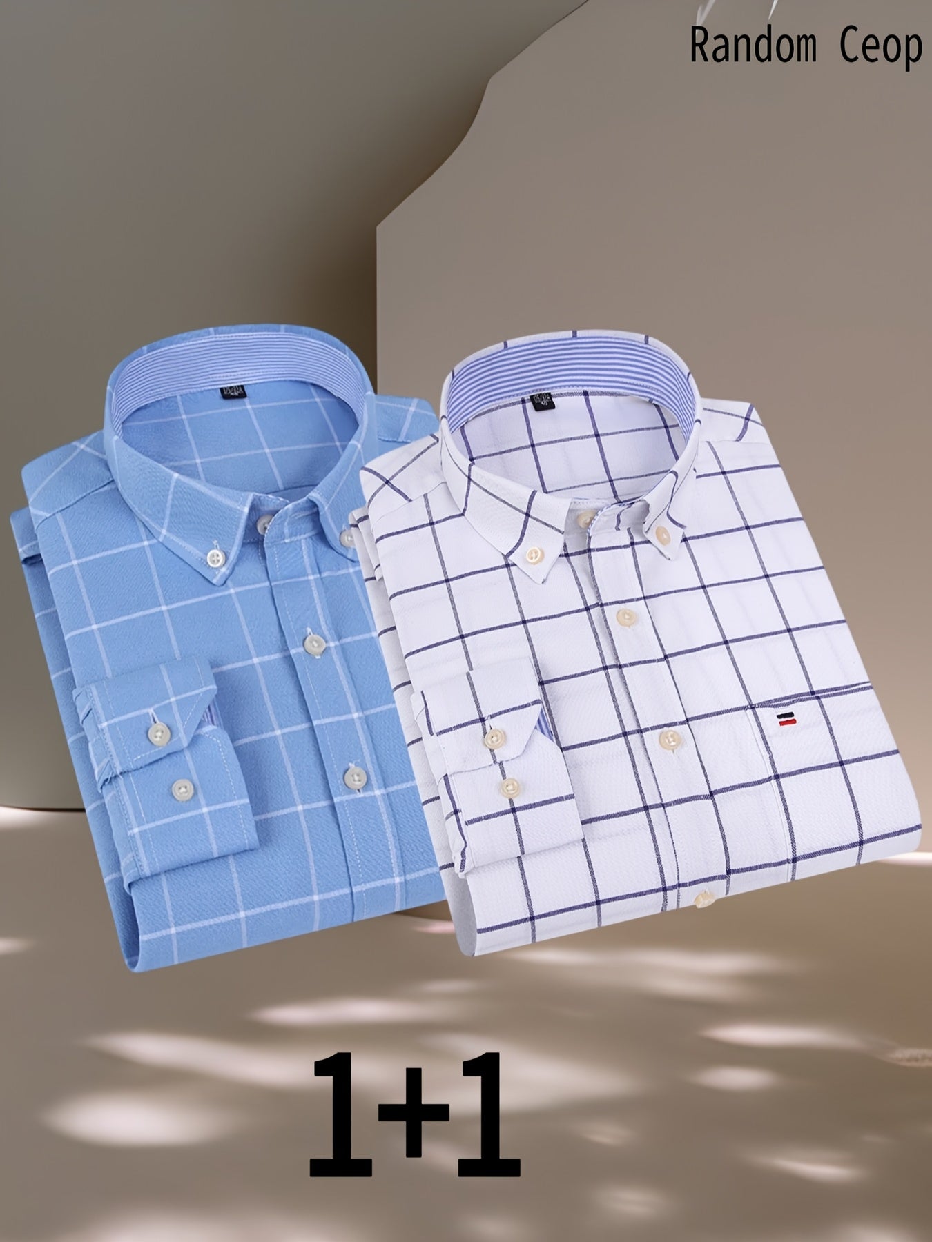 2025 100% Pure Long-Sleeve Oxford Shirt, Featuring Embroidered Chest Pocket, Suitable for Various Occasions, Available in Multiple Styles.
