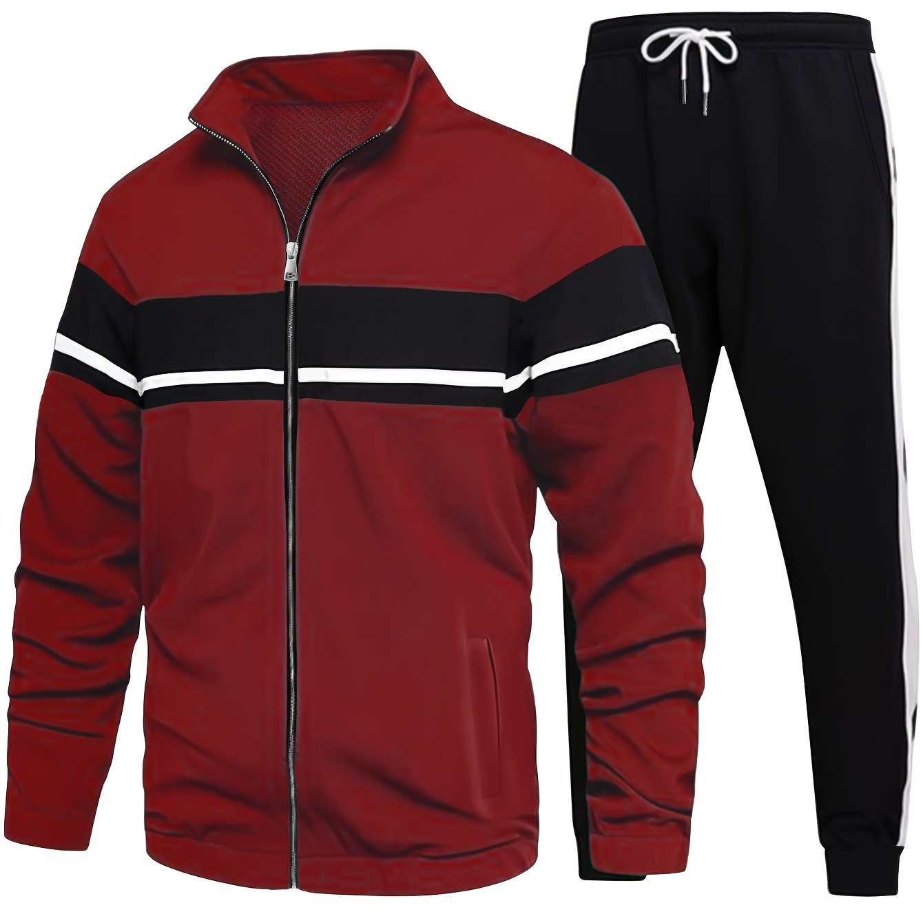 Ensemble Sport Décontracté Grande Taille Homme