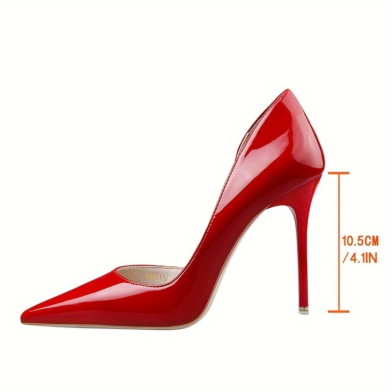 Escarpins Femme à Talons Aiguilles – Chaussures Élégantes et Simples, Bout Pointu, Design Ajouré Sexy et Affinant