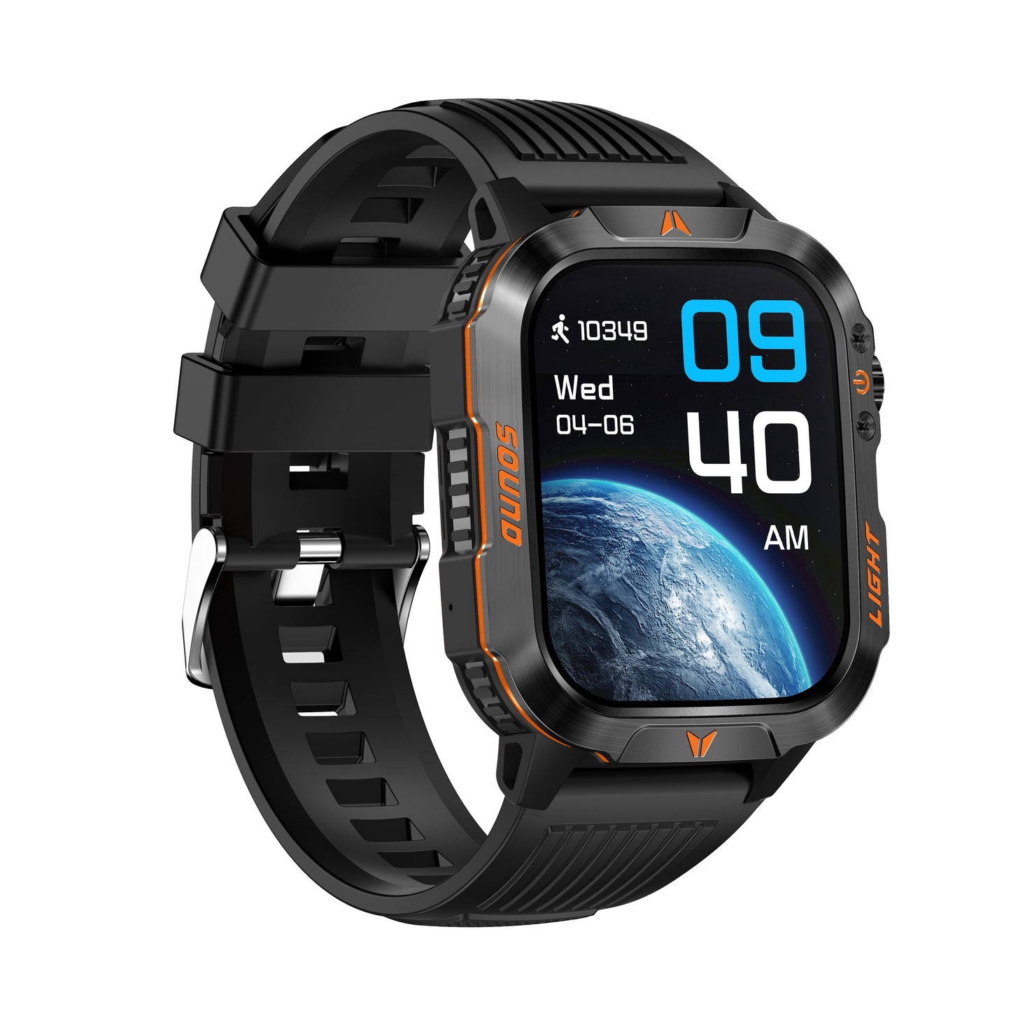 QTLJJBY Men's Smartwatch - 2.02" HD Display, Call & Text Functionality, Camo Design With Altimeter, Barometer, LED Flashlight, Sleep Tracker And 600mAh Battery - Perfect For Fitness & Outdoor Adventures