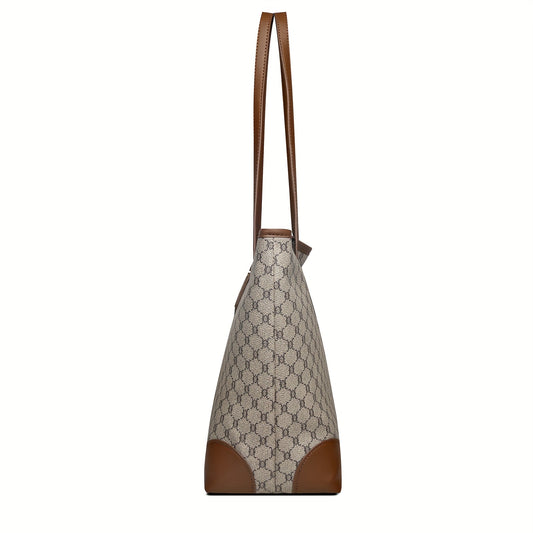 Sac fourre-tout élégant grande capacité avec portefeuille – ensemble pour femmes mûres