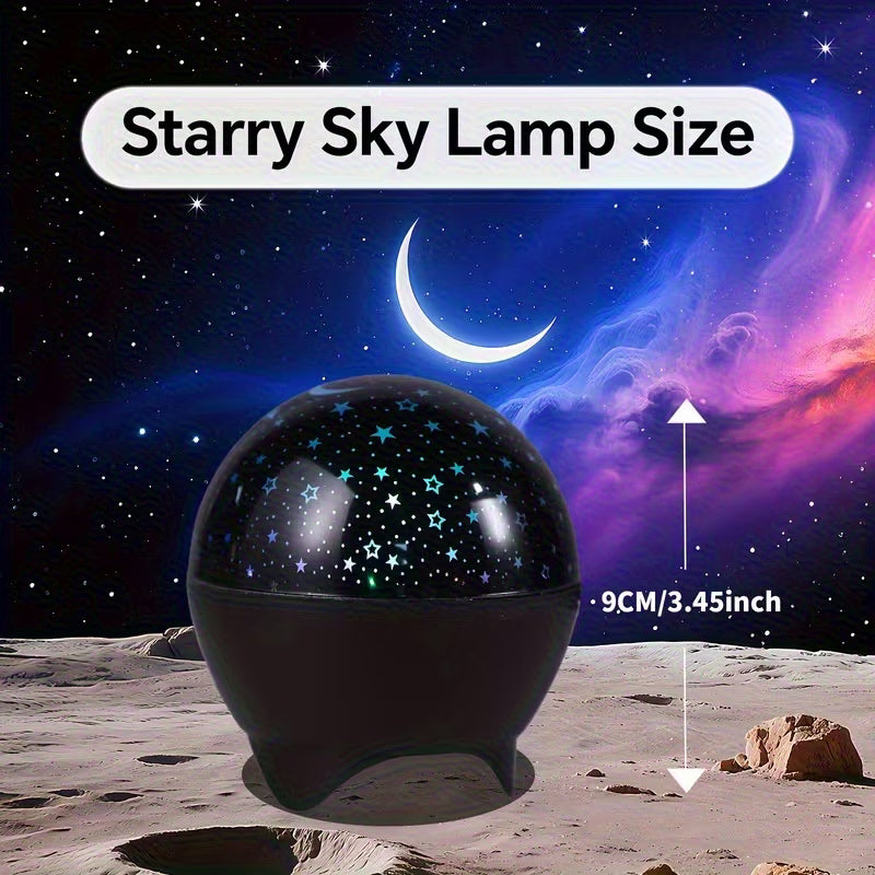 7-Color Star Projector Night Light – Fantasy Galaxy Lamp for Kids' Bedrooms & Playrooms