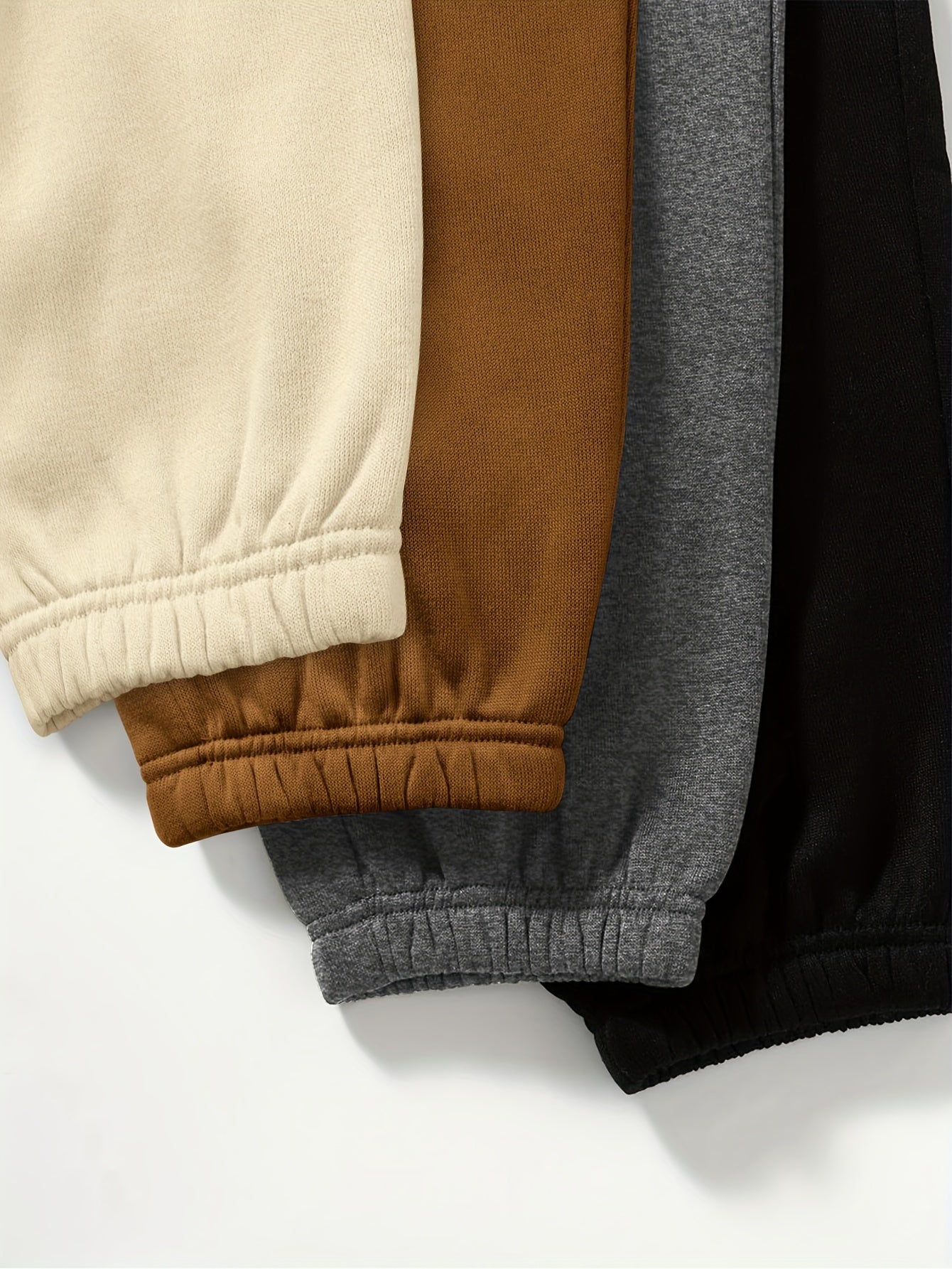 Lot de 4 Joggers Femme – Taille Élastique, Décontractés et Sportifs, Imprimé Lettres