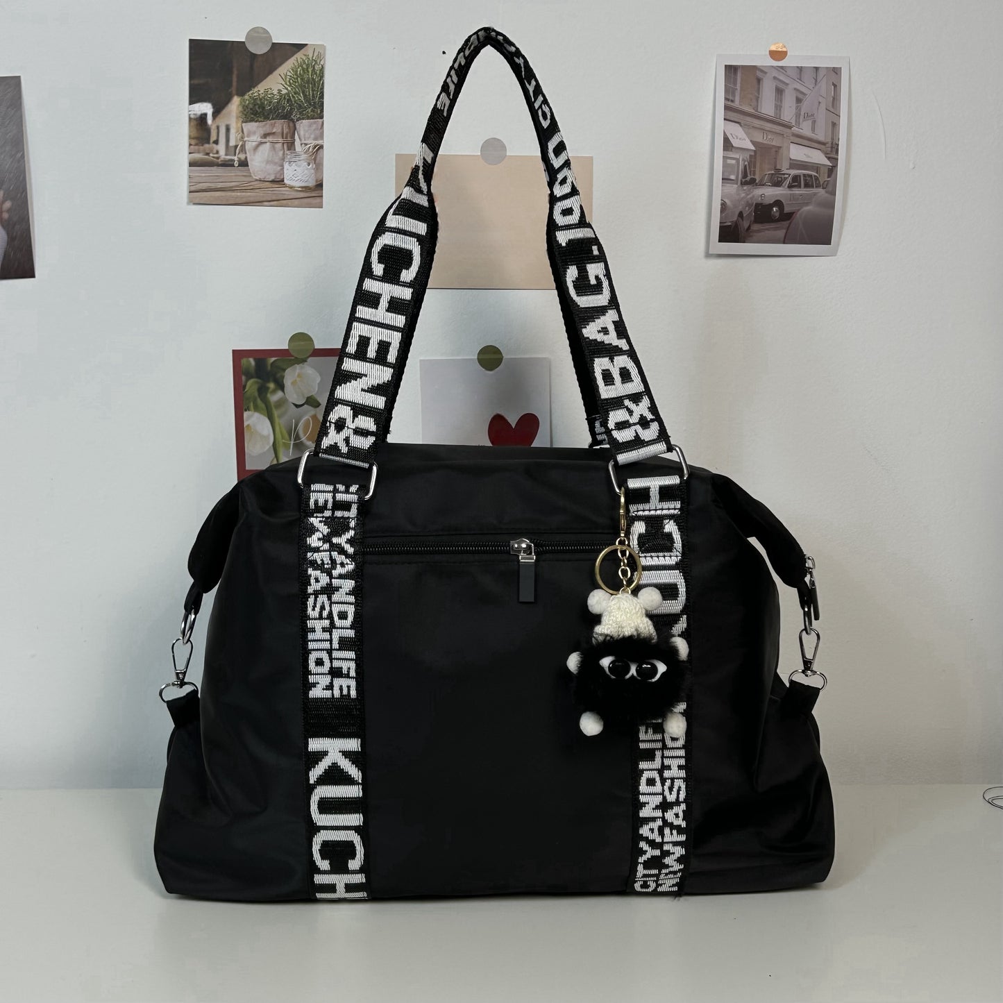 Sac de Voyage Pliable – Sac Polochon, Sac de Sport & Fitness, Sac de Yoga, Sac Weekender pour Nuitée, Organisateur de Bagages