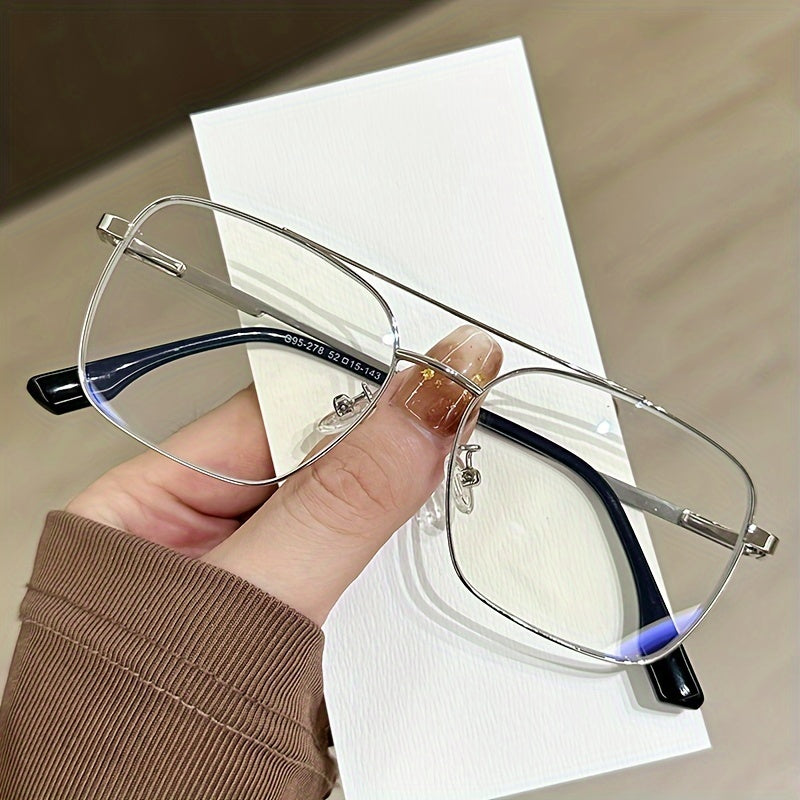 Stylish Round Glasses with A Golden Frame - High-quality Golden Frame with Clear Lenses Suitable for Both Men And Women - Perfect Choice for School, Business, Or Fashion Accessories for daily