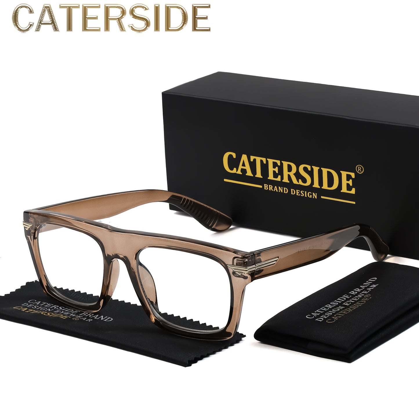 Stylish Square Glasses Made from TR90 Material, Featuring a Simple Vintage Design for Both Men And Women. These Classic Eyewear Pieces Serve As Great Photo Props And Make Perfect Gifts, Complete with a Full Package Set And Ca
