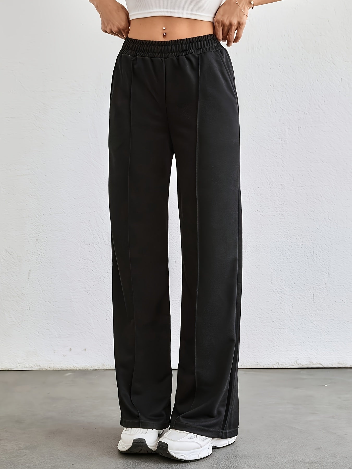 Lot de 2 Joggers Femme – Gris et Noir, Confortables et Polyvalents